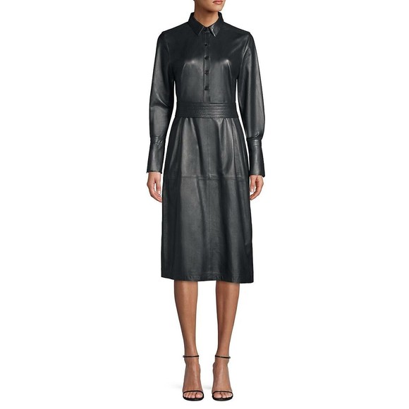 Equipment | Dresses | 95 Equipment Orelie Dress Lambskin Black Leather Long Sleeve Sz 4 New | Poshmark Equipment | Dresses | 95 Equipment Orelie Dress Lambskin Black Leather Long Sleeve Sz 4 New | Poshmark